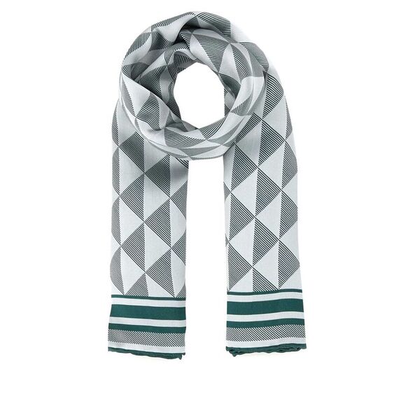 Prada Women Embroidered Silk Foulard